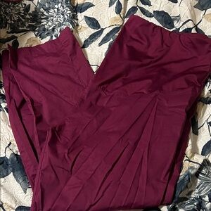 Elegant Purple/Burgundy Maternity Women's Scrub pants